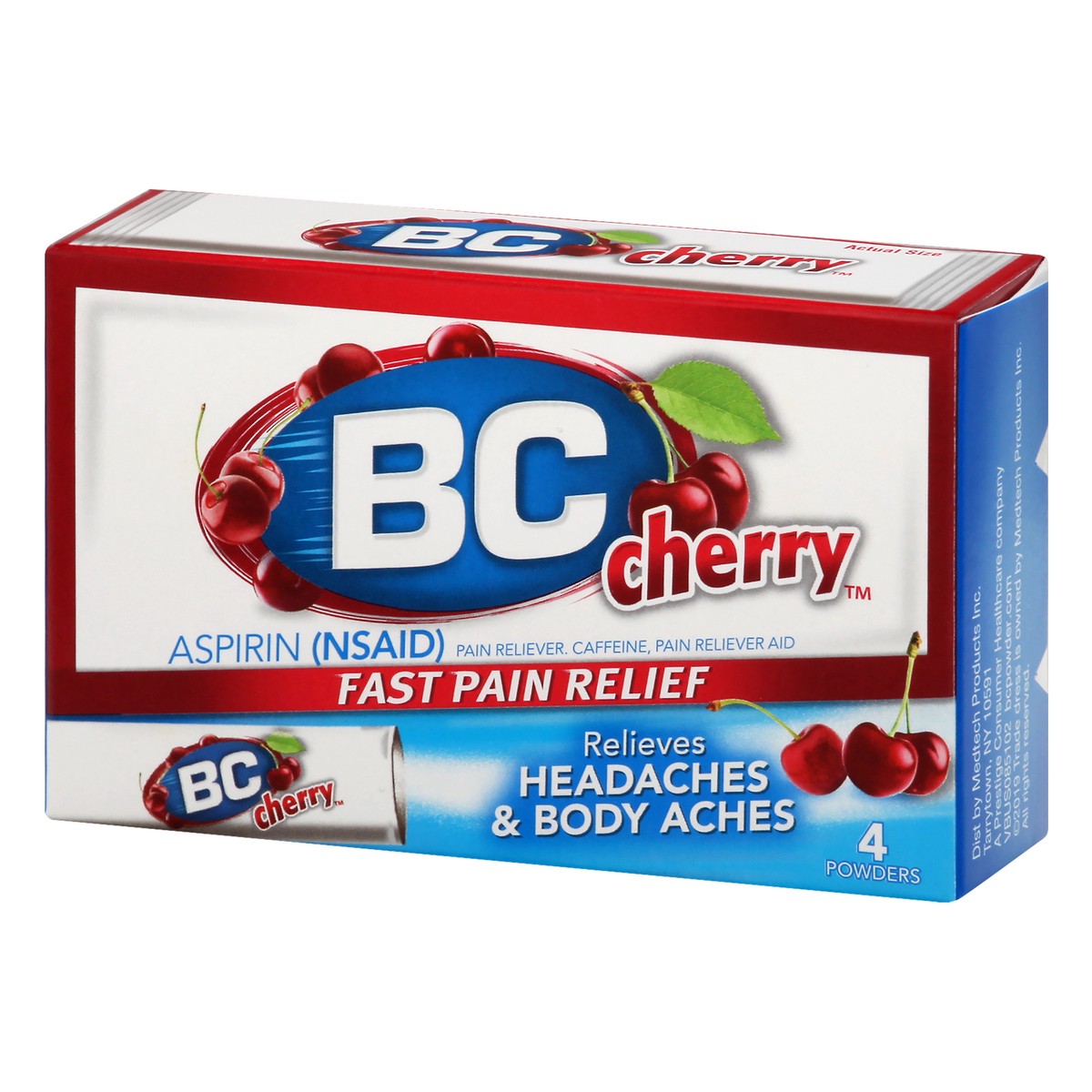 slide 7 of 8, BC Cherry Headache Powders, 4 ct