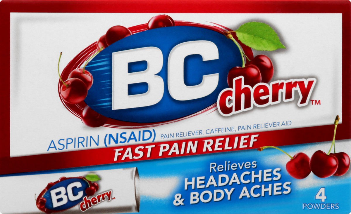 slide 6 of 8, BC Cherry Headache Powders, 4 ct