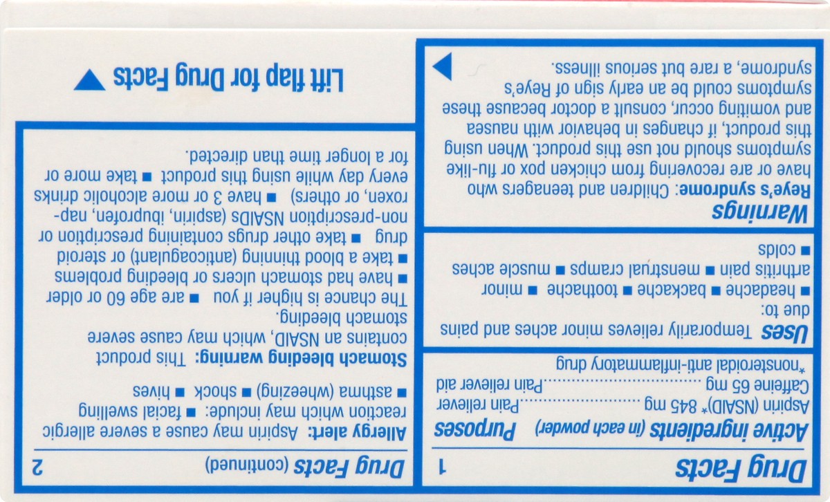 slide 3 of 8, BC Cherry Headache Powders, 4 ct