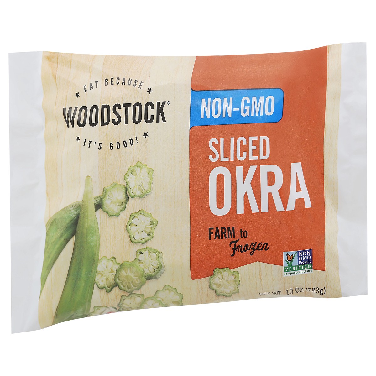 slide 11 of 14, Woodstock Sliced Okra 10 oz, 10 oz