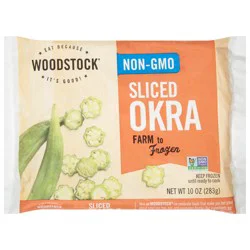 Woodstock Sliced Okra Frozen 10 oz