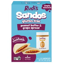 Rudi's™ Gluten Free Peanut Butter & Grape Spread Sandos