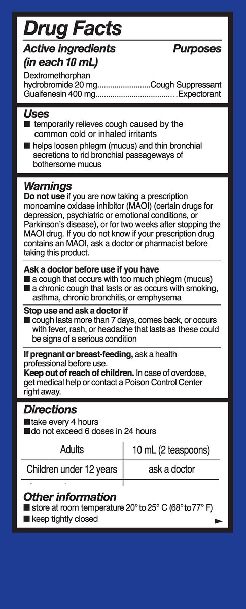 slide 10 of 10, Tussin DM Max Strength Cough & Chest Congestion, Diabetics Safe, Berry, 8 fl oz, 8 fl oz