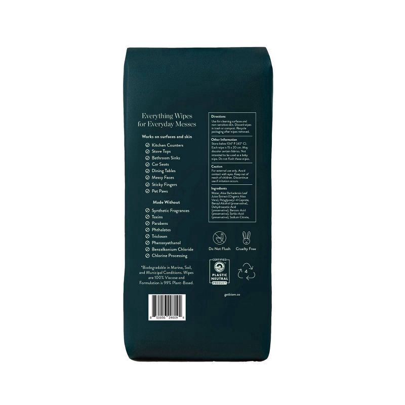 slide 5 of 5, Biom Santal Escape All Purpose Cleaning Wipes Refill - 60ct, 60 ct