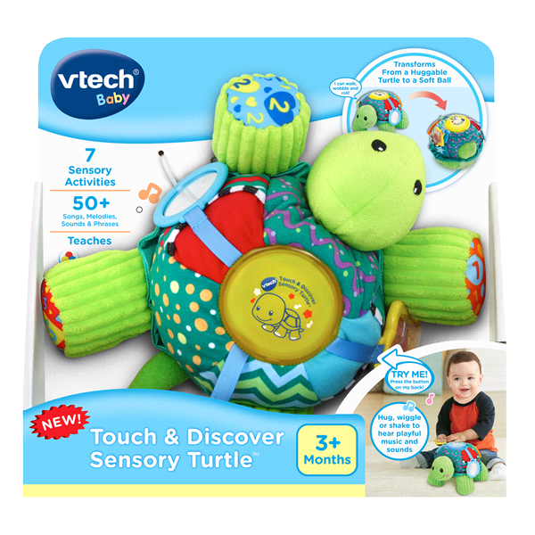 slide 1 of 1, Vtech Touch & Discover Sensory Turtle, 1 ct