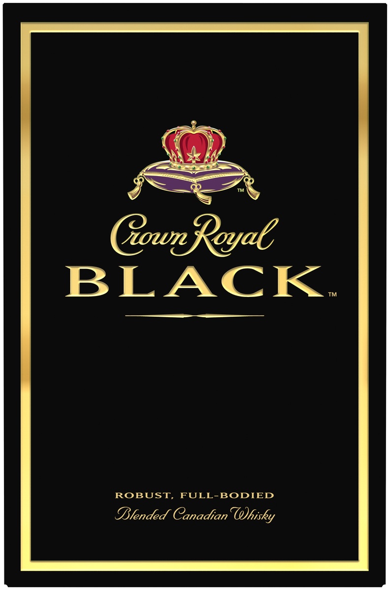 slide 4 of 6, Crown Royal Black Blended Canadian Whisky, 750 ml