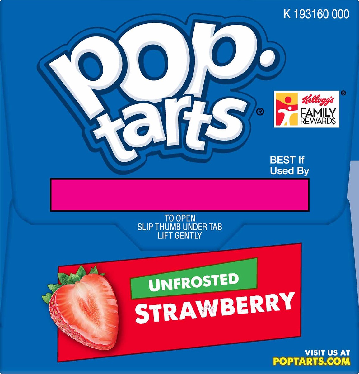 slide 10 of 10, Pop-Tarts Toaster Pastries, Unfrosted Strawberry, 13.5 oz, 4 Count, 13.5 oz
