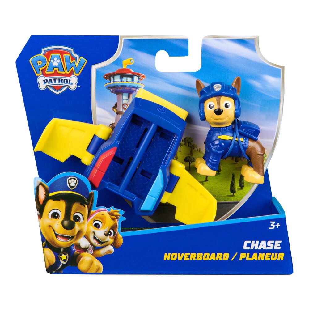 slide 5 of 6, Spin Master PAW Patrol™ Action Pups Chase & Hoverboard Action Figure Set, 1 ct