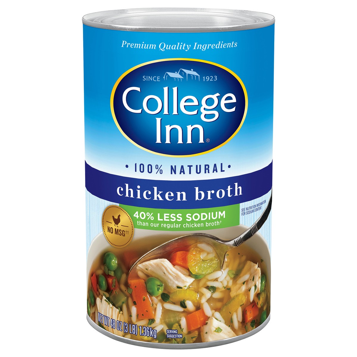 slide 1 of 2, College Inn Chicken Broth 48 oz, 48 oz