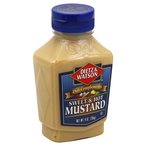 slide 1 of 1, Dietz & Watson Sweet & Hot Mustard, 9 oz