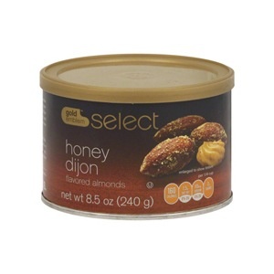 slide 1 of 1, CVS Gold Emblem Select Honey Dijon Flavored Almonds, 8.5 oz; 240 gram