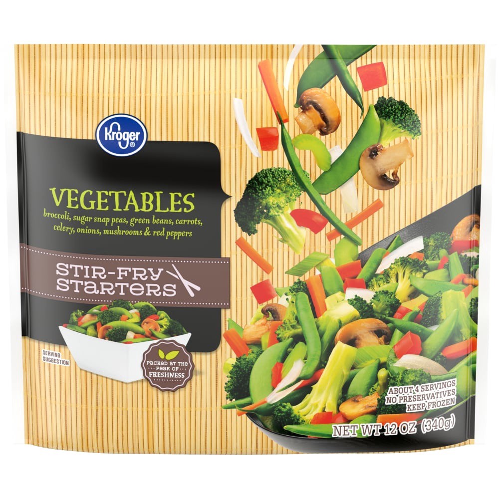 slide 2 of 3, Kroger Stirfry Starters Frozen Vegetables, 12 oz