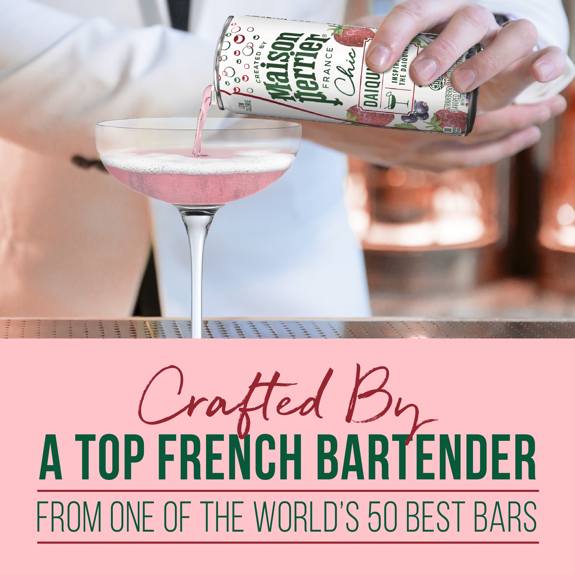 slide 6 of 7, Maison Perrier Chic Daiqui'Red, 8.45 FL OZ Can (4 Count), 4 ct