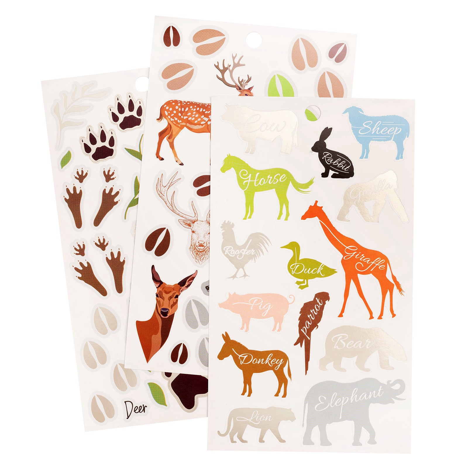slide 3 of 3, Pet Tracks Sticker Book By Recollections, 4 in x 7 in