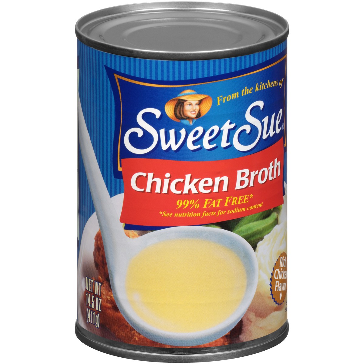 slide 10 of 11, Sweet Sue Chicken Broth, 14.5 oz