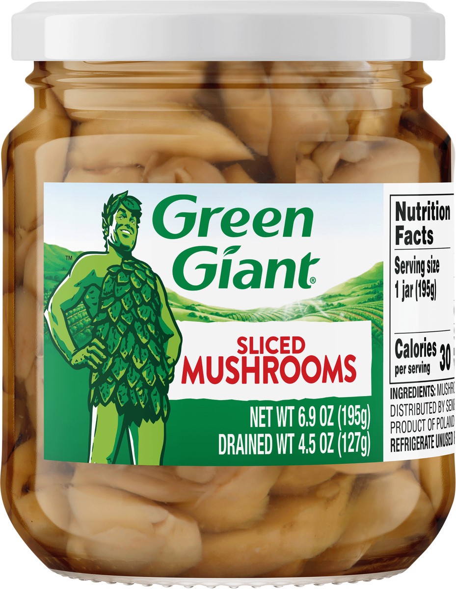 slide 9 of 10, Green Giant Sliced Mushrooms, 6.9 oz, 6.9 oz