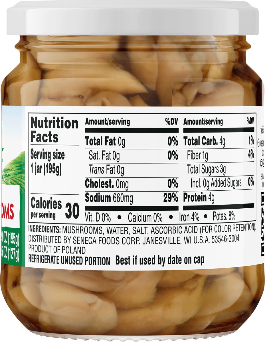 slide 7 of 10, Green Giant Sliced Mushrooms, 6.9 oz, 6.9 oz