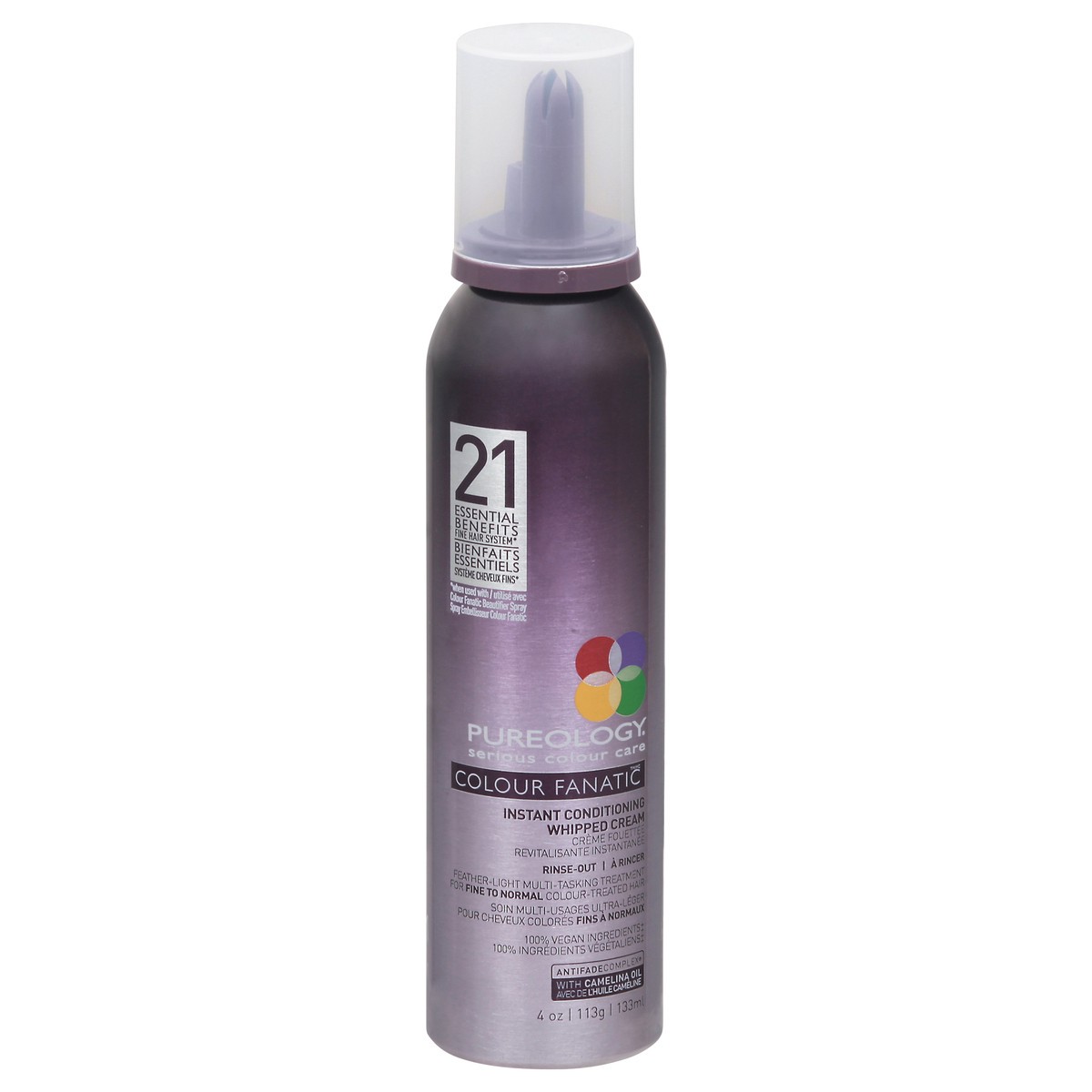 slide 2 of 3, Pureology Color Fanatic Instant Conditioning Whipped Cream 4 oz, 4 oz