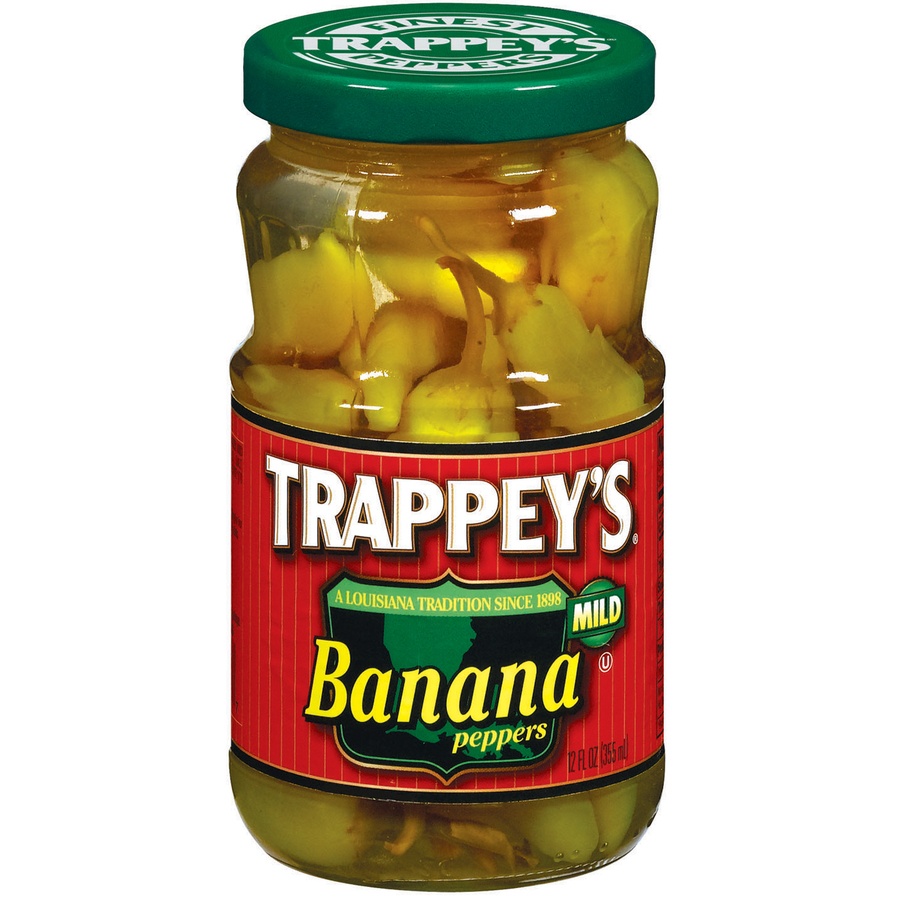 slide 1 of 1, Trappey's Mild Banana Peppers, 12 oz