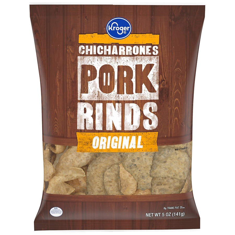 slide 1 of 1, Kroger Original Chicharrones Pork Rinds - 5 oz, 5 oz