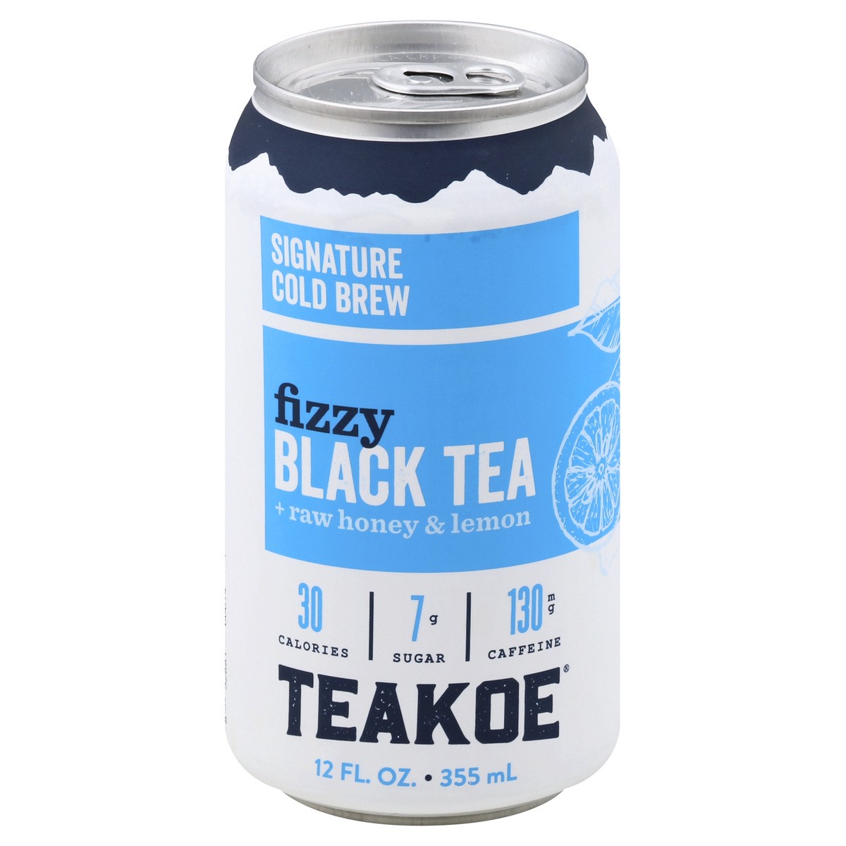 slide 1 of 9, TEAKOE + Raw Honey & Lemon Black Tea 12 oz, 12 oz