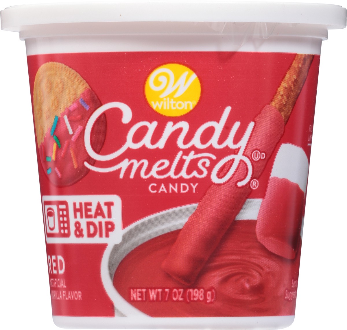 slide 4 of 14, Wilton Red Vanilla Flavor Candy Melts 7 oz, 7 oz