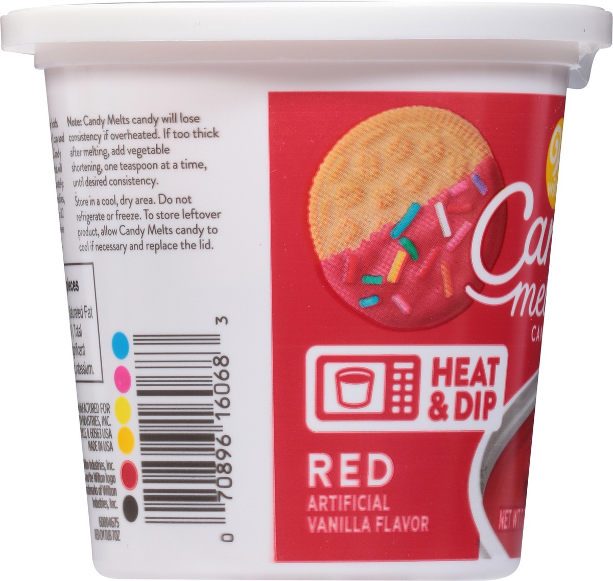 slide 13 of 14, Wilton Red Vanilla Flavor Candy Melts 7 oz, 7 oz