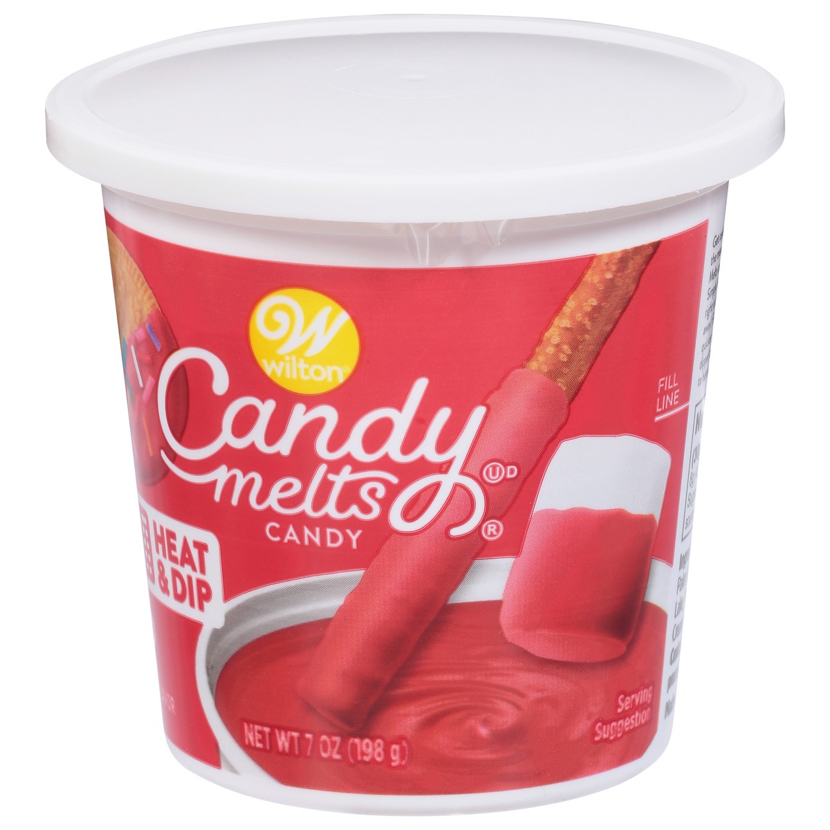 slide 7 of 14, Wilton Red Vanilla Flavor Candy Melts 7 oz, 7 oz