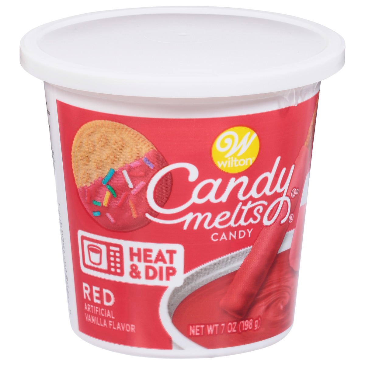 slide 6 of 14, Wilton Red Vanilla Flavor Candy Melts 7 oz, 7 oz