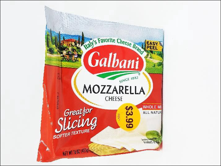 slide 1 of 1, Galbani Mzarella Block, 16 oz