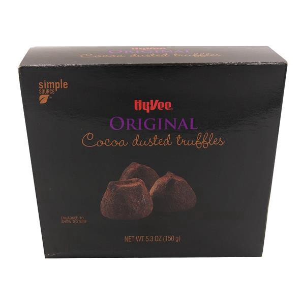 slide 1 of 1, Hy-Vee Original Cocoa Truffles - 5.3 oz, 5.3 oz