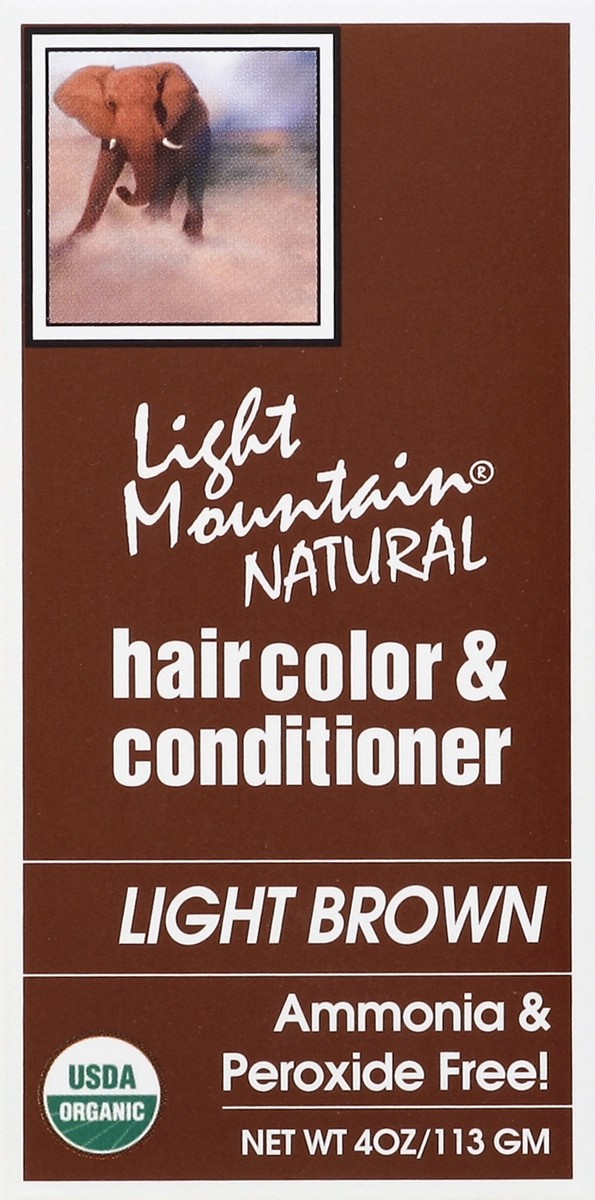 slide 2 of 5, Light Mountain Hair Color & Conditioner 4 oz, 4 oz