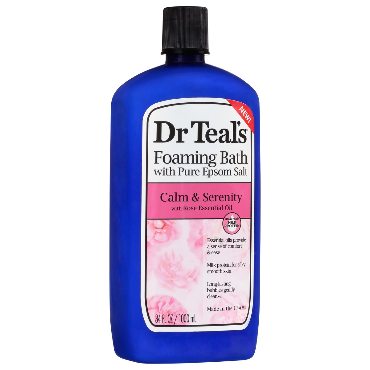 slide 10 of 12, Dr. Teal's Calm & Serenity Foaming Bath With Pure Epsom Salt 34 fl oz Bottle, 34 fl oz