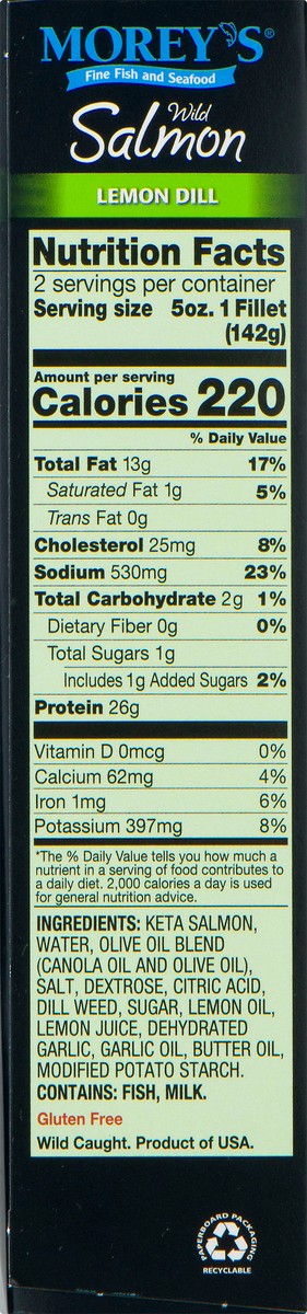 slide 7 of 9, Morey's Lemon Dill Fillets 2 ea, 2 ct