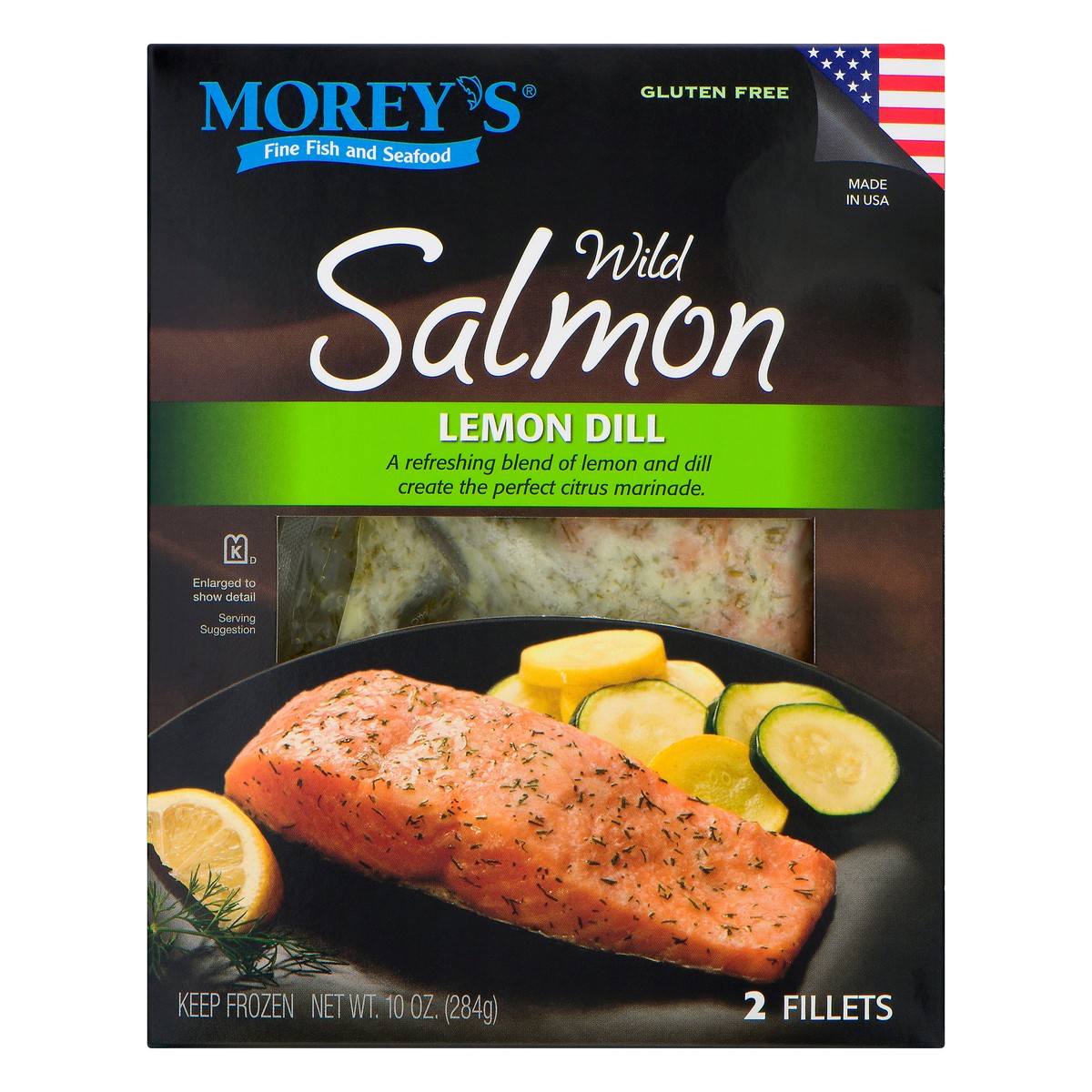 slide 1 of 9, Morey's Lemon Dill Fillets 2 ea, 2 ct