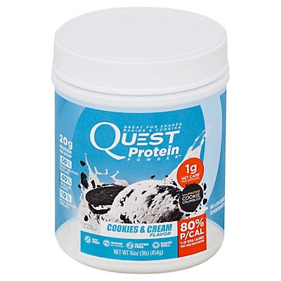 slide 1 of 1, Quest Protein Powder Cookies Cream Flavor, 1 lb