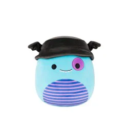 Squishmallows Teal Monster with Eye Patch Plush Toy
