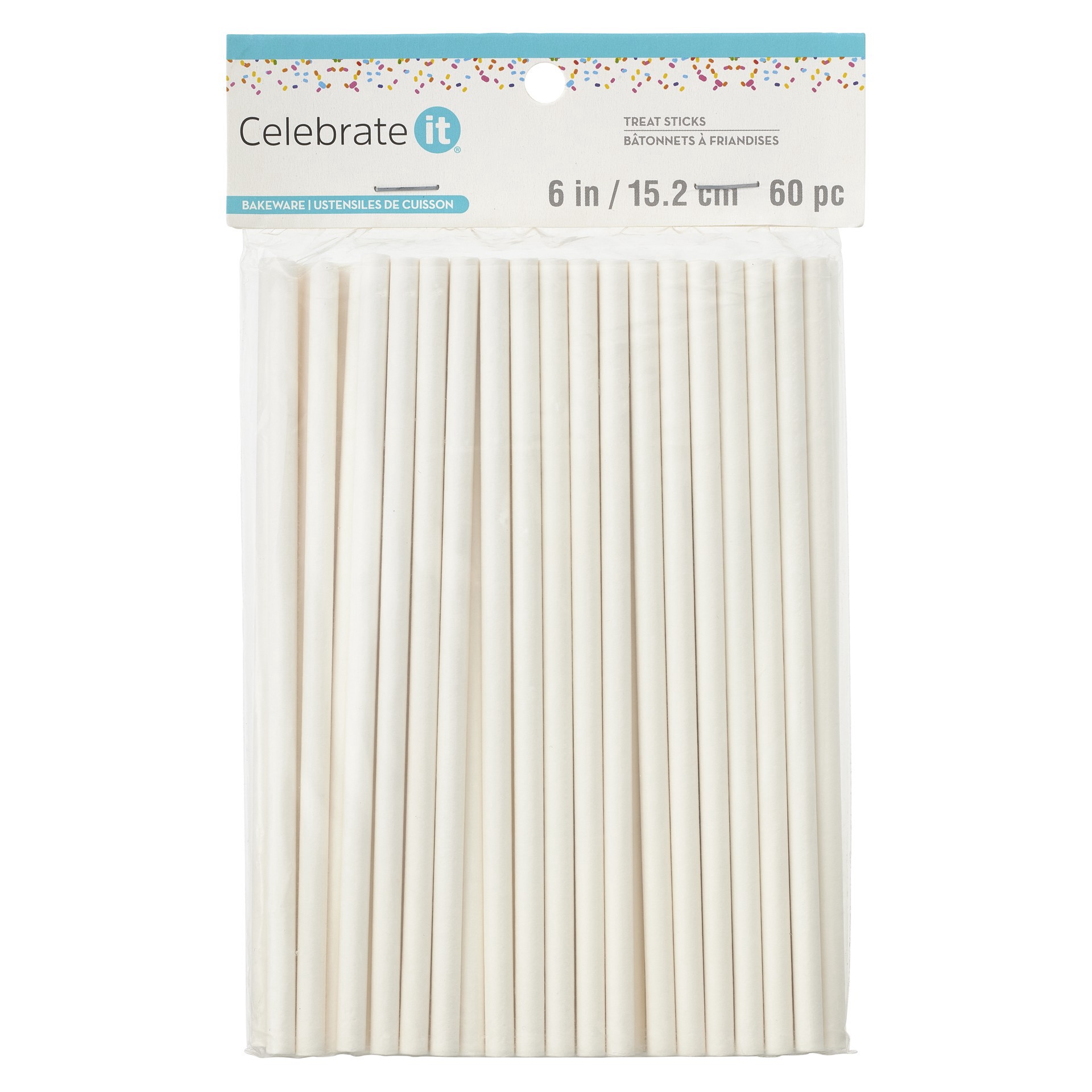 slide 2 of 4, 6" Cookie Sticks By Celebrate It, 60ct., 60 ct