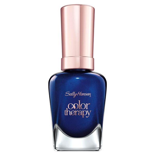 slide 1 of 1, Sally Hansen Color Therapy Nail Polish Soothing Sapphire, 1 ct