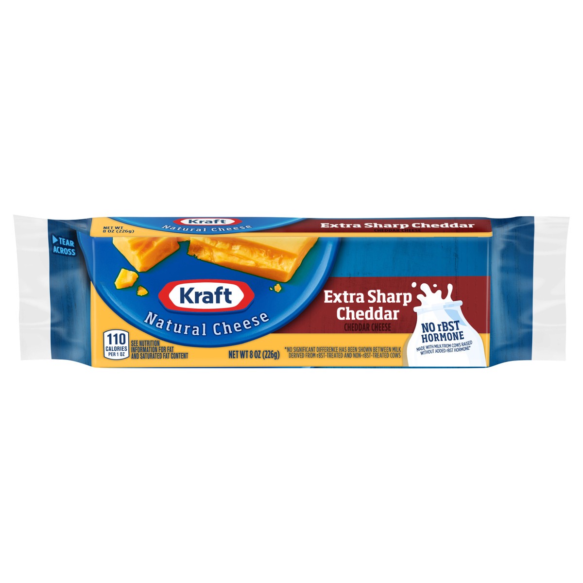 slide 1 of 13, Kraft Extra Sharp Cheddar Cheese, 8 oz Block, 8 oz