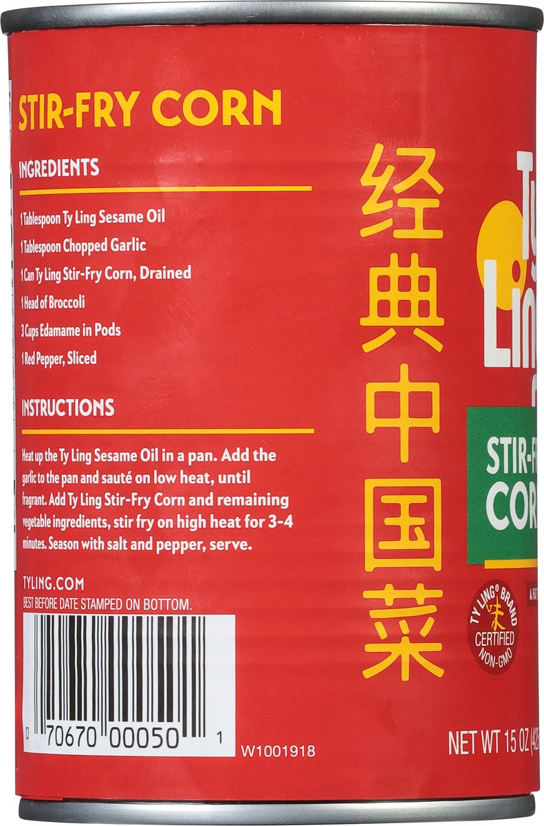 slide 5 of 9, Ty Ling Naturals Stir Fry Corn, 15 oz