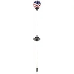 Alpine Alp Solar Mosaic Garden Globe