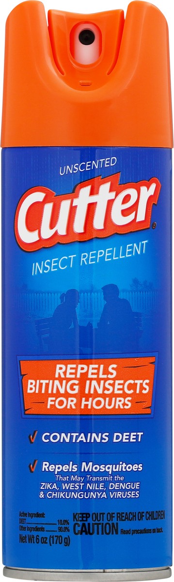 slide 4 of 12, Cutter Unscented Insect Repell, 6 oz