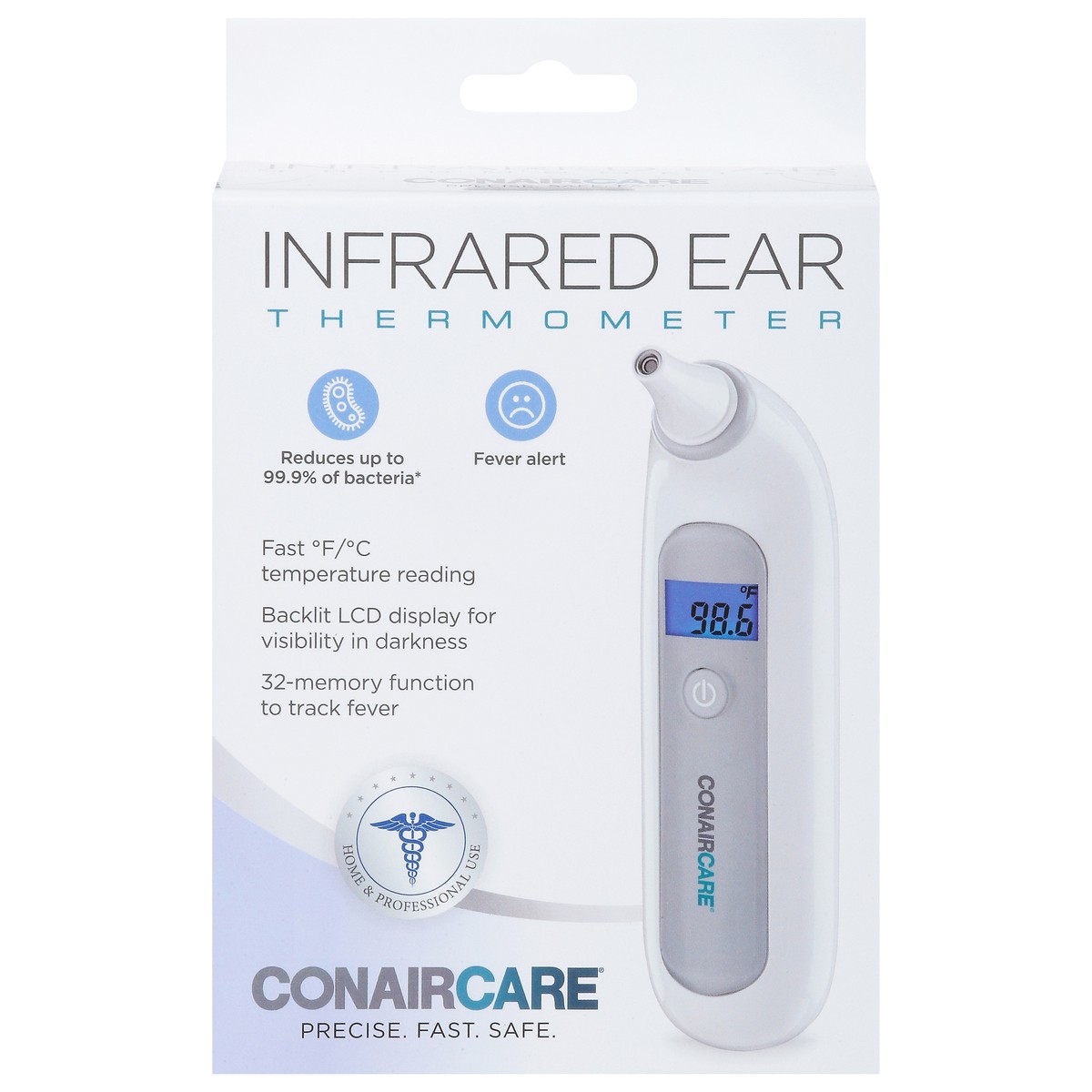 slide 5 of 13, ConairCare Ear Infrared Thermometer 1 Each, 1 ct