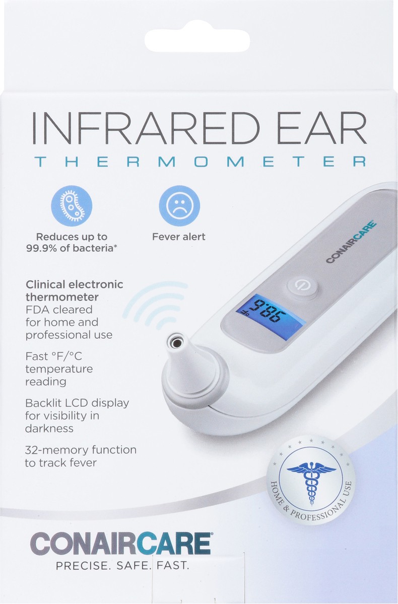 slide 3 of 13, ConairCare Ear Infrared Thermometer 1 Each, 1 ct