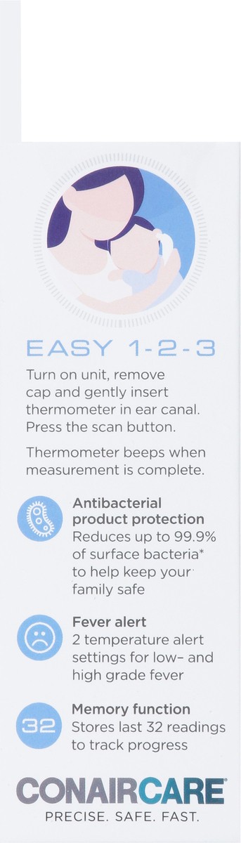 slide 6 of 13, ConairCare Ear Infrared Thermometer 1 Each, 1 ct