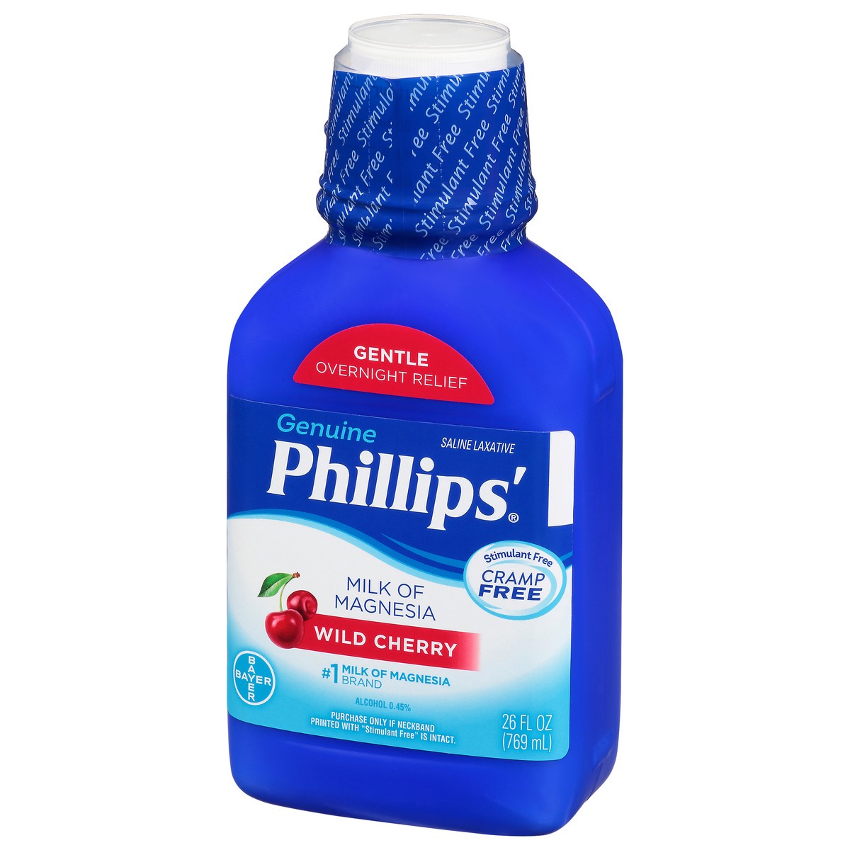 slide 2 of 13, Phillips' Wild Cherry Milk of Magnesia Liquid Laxative, 26 fl oz