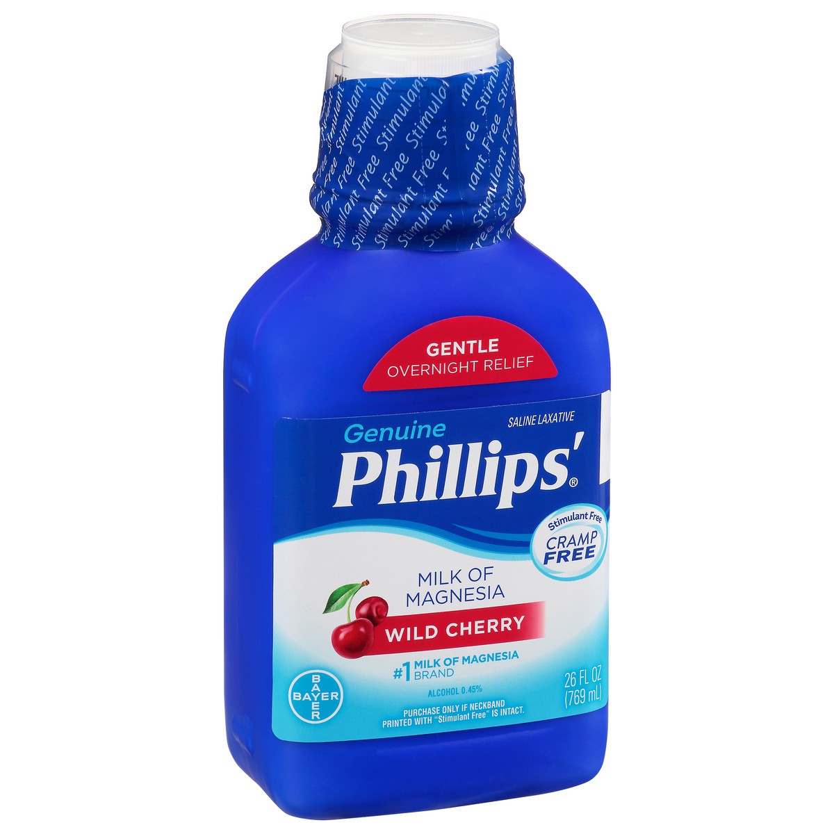 slide 12 of 13, Phillips' Wild Cherry Milk of Magnesia Liquid Laxative, 26 fl oz