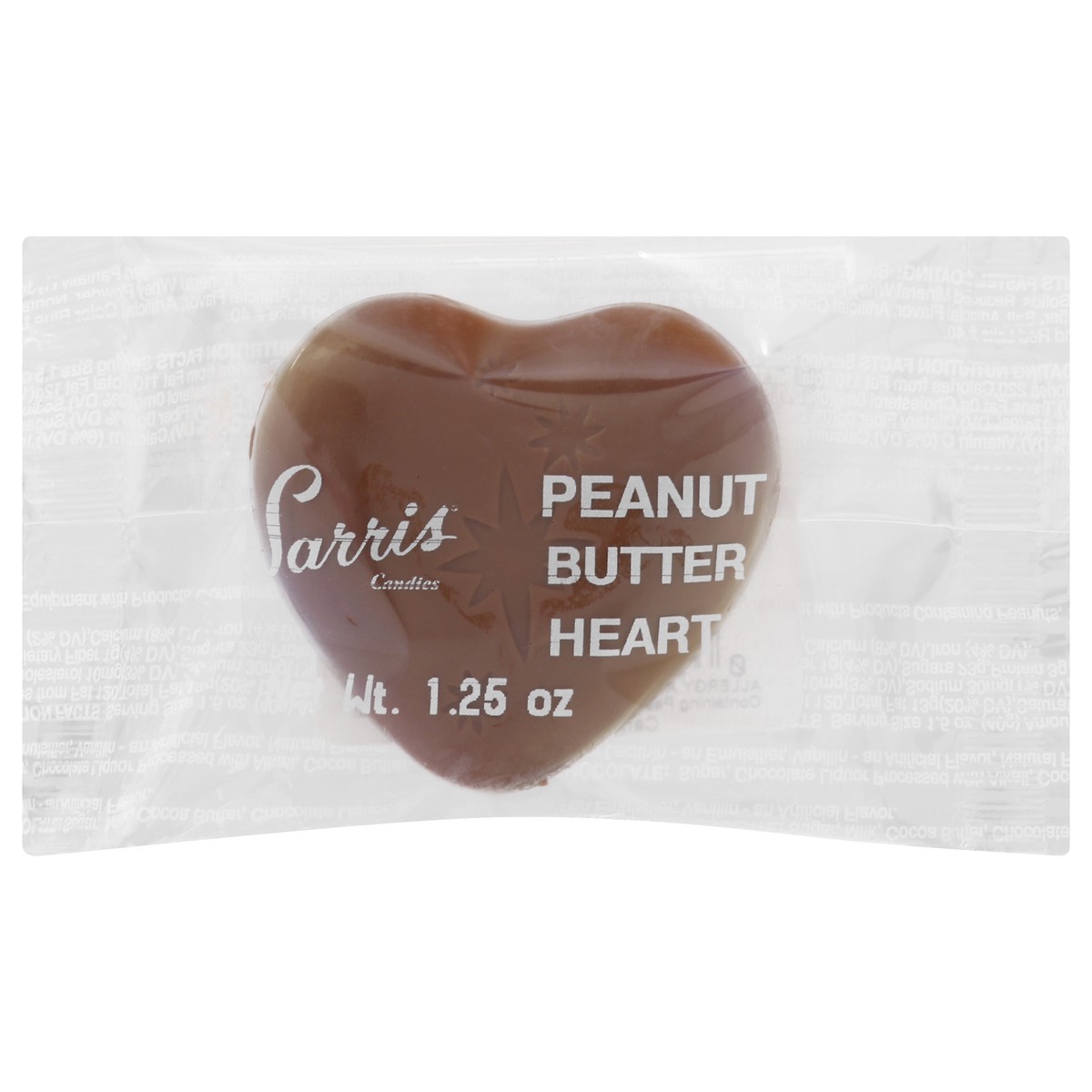 slide 4 of 9, Sarris Candies Heart Peanut Butter Candies 1.25 oz, 1.25 oz