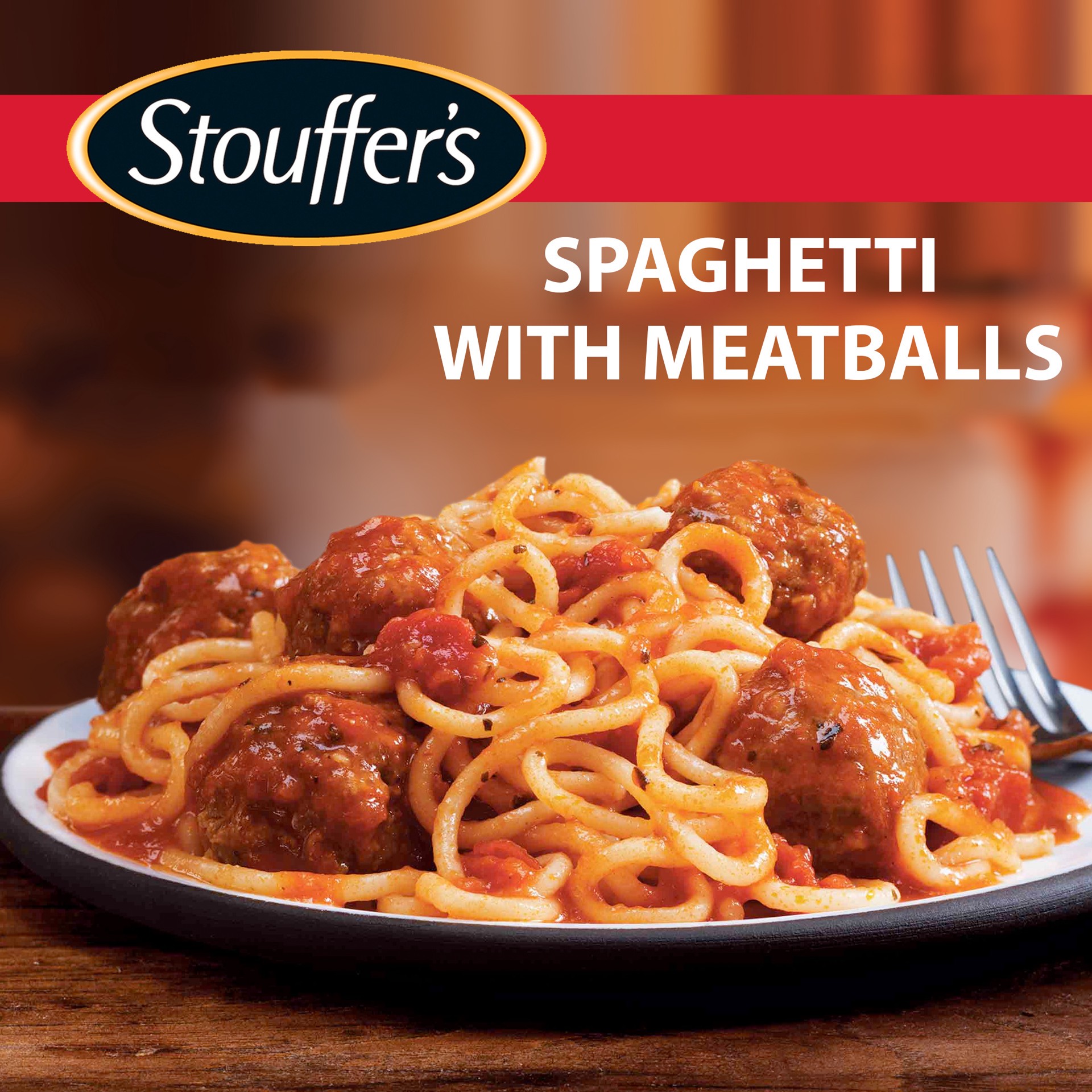 slide 1 of 6, Stouffer's Spaghetti with Meatballs Frozen Meal, 12.62 oz